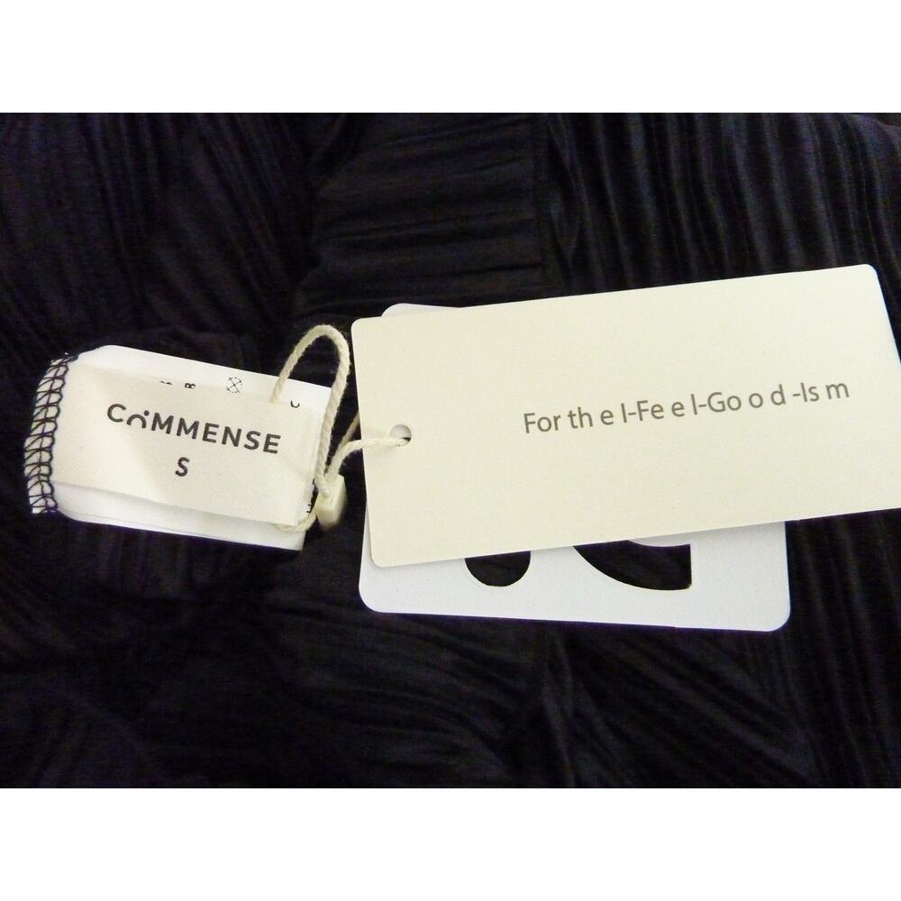 NWT Commense Pleated Maxi Dress in Black - Picture 6 of 7